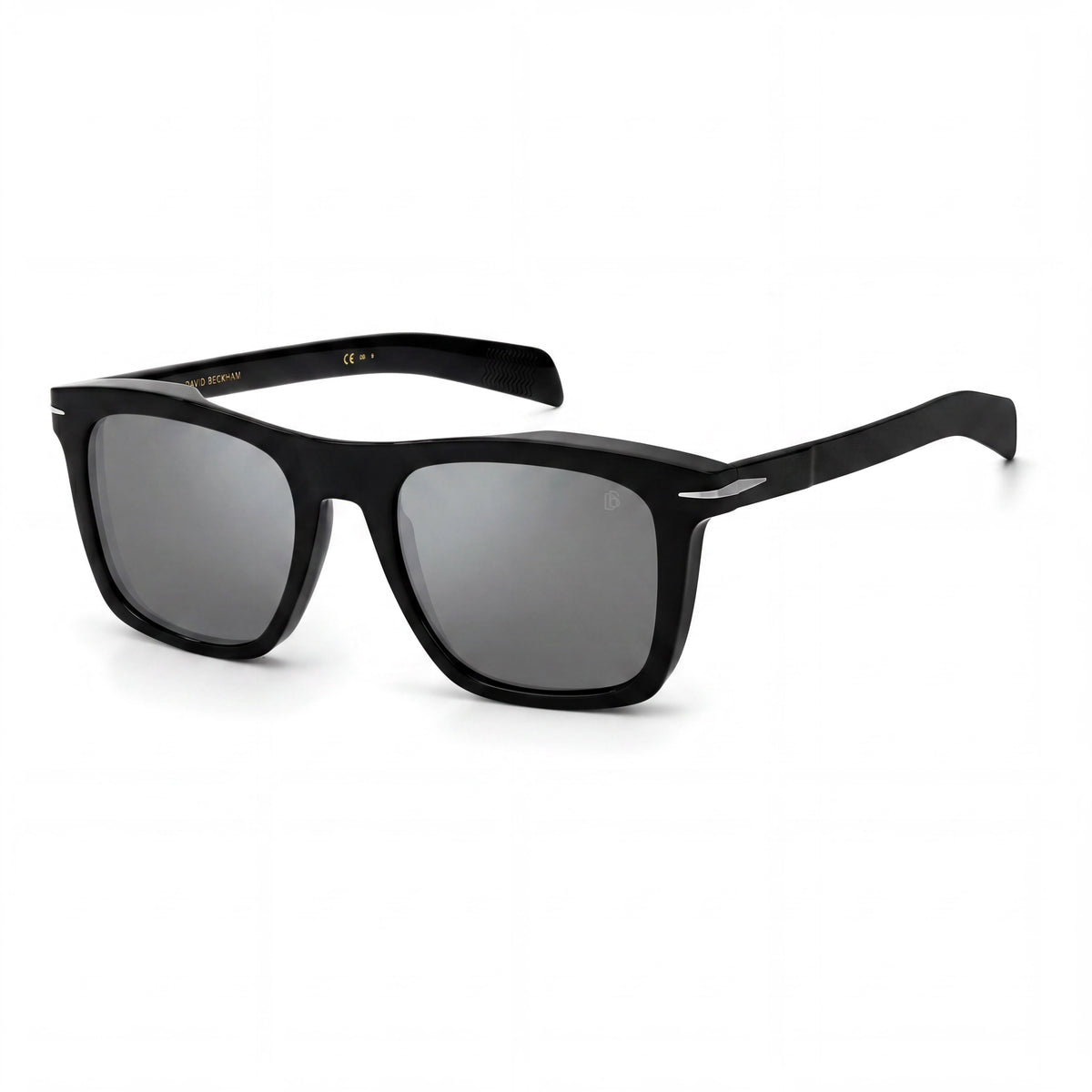 David Beckham Db 7000/S Black Square Sunglasses Unisex, 51mm, Photo 1