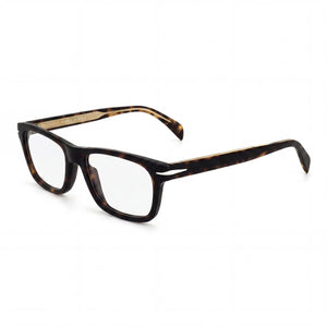 David Beckham DB 7011 Black Rectangle Eyeglasses Unisex, Plastic frame