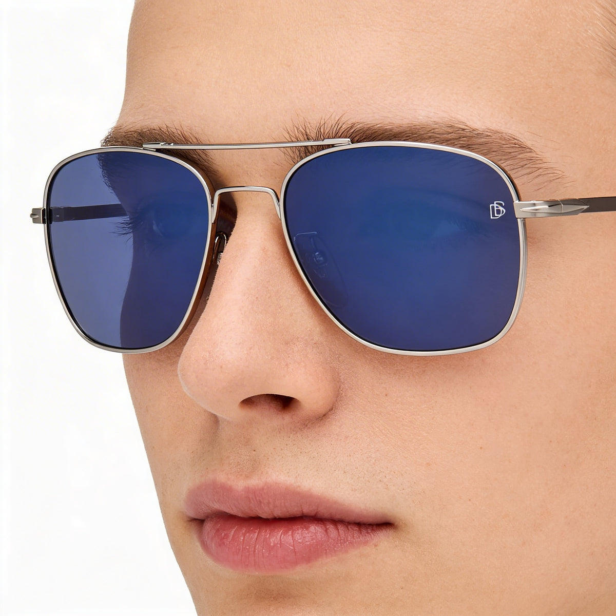 David Beckham Db 7019/S Ruthenium Rectangle Sunglasses Unisex, 55mm, Photo 4