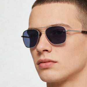 David Beckham Db 7019/S Square Sunglasses Unisex — front view, Metal frame