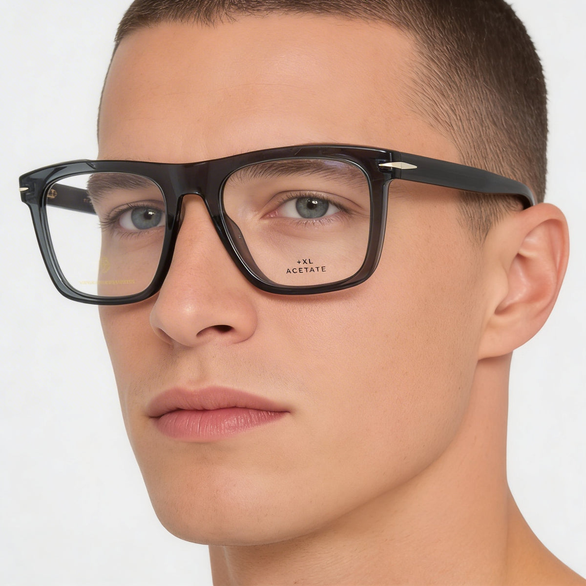 Gafas graduadas para hombre David Beckham DB 7020 PJP cuadradas azules, 51 mm, Photo 3