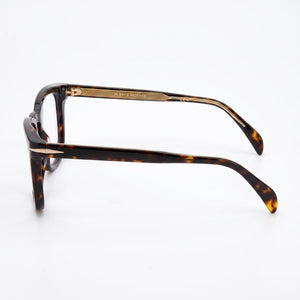 David Beckham DB 7022/BB Square Eyeglasses for Men — front view, Acetate