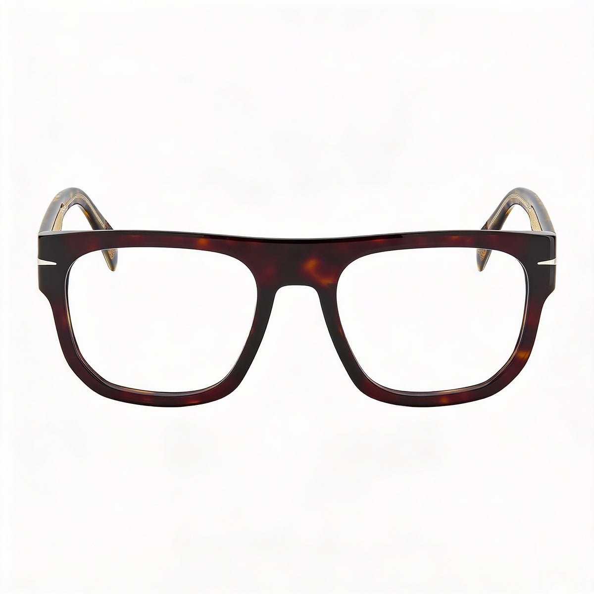 David Beckham Db 7052 Havana Rectangle Eyeglasses Unisex, 53mm, Photo 2