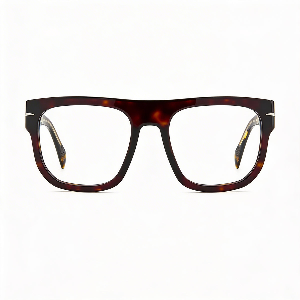 David Beckham Db 7052 Havana Rectangle Eyeglasses Unisex, 53mm, Photo 2