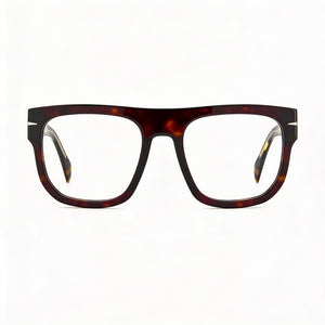David Beckham Db 7052 Rectangle Eyeglasses Unisex — front view, Acetate