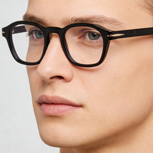 David Beckham DB 7053/BB Square Eyeglasses Unisex — front view, Acetate