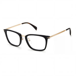 David Beckham DB 7060/F Black Square Eyeglasses Unisex, Polyamide frame