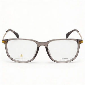 David Beckham Db 7074/F Rectangle Eyeglasses for Men — front view, Plastic