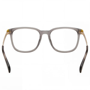 David Beckham Db 7074/F Rectangle Eyeglasses Men — side view, Grey Gold Plastic temples