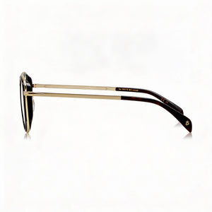 David Beckham Db 7075/G Square Eyeglasses for Men — front view, Metal