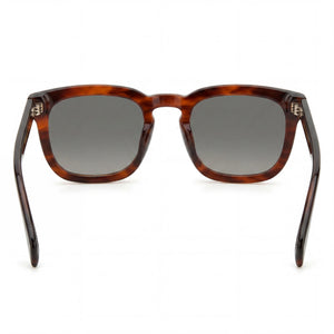 David Beckham Db 7076/s Rectangle Sunglasses Women — side view, Non-Polarized Brown Horn lens
