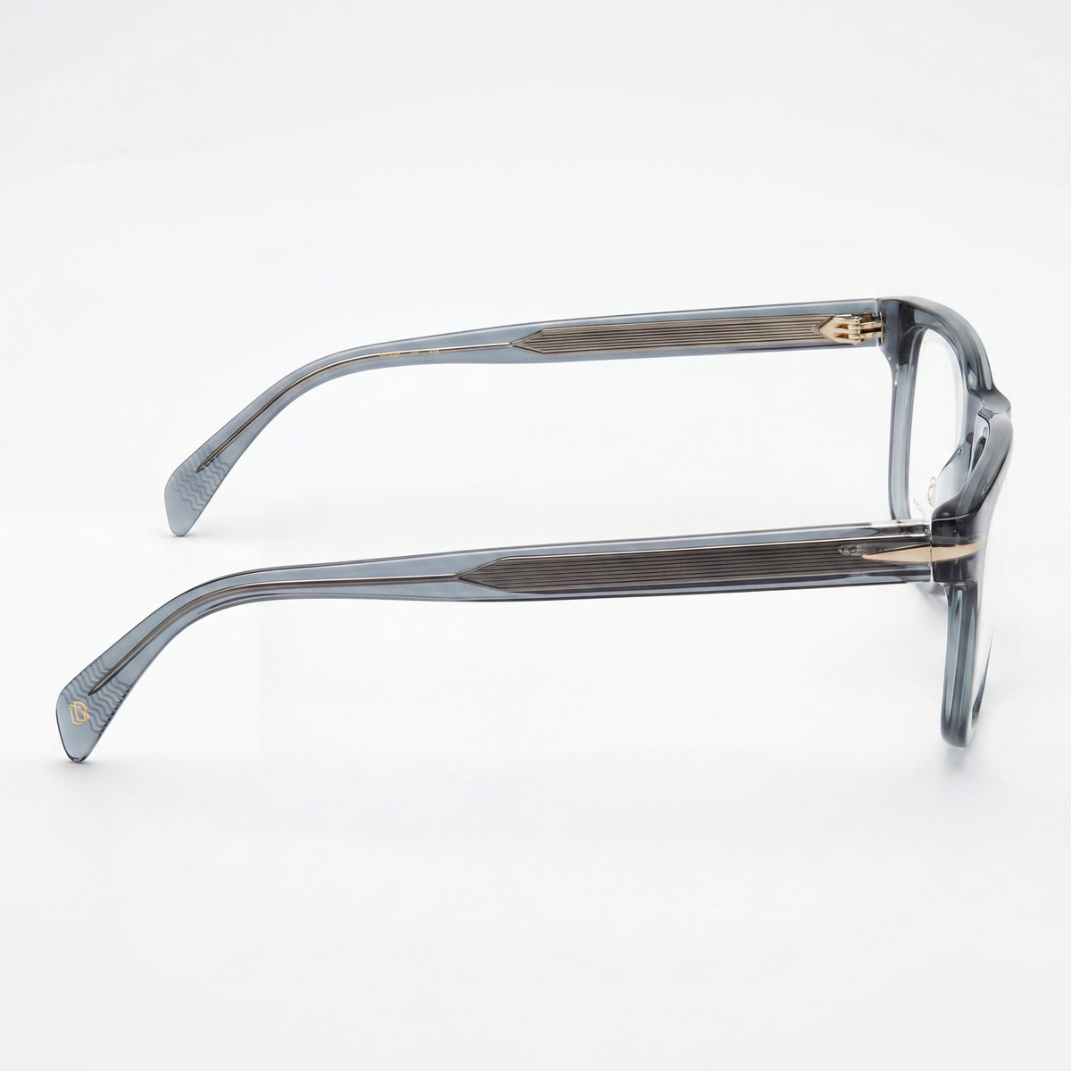 Gafas rectangulares unisex David Beckham Db 7085 grises, 52 mm, Photo 2
