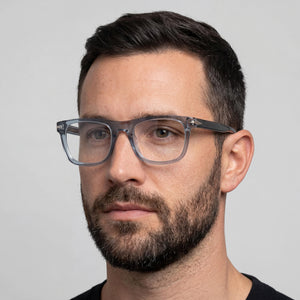 David Beckham Db 7085 Rectangle Eyeglasses for Unisex — interior view, Polycarbonate demo lenses