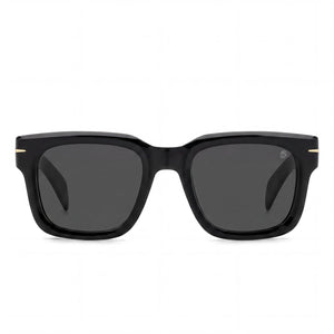 David Beckham DB 7100/S Rectangle Sunglasses for Men — front view, Acetate frame
