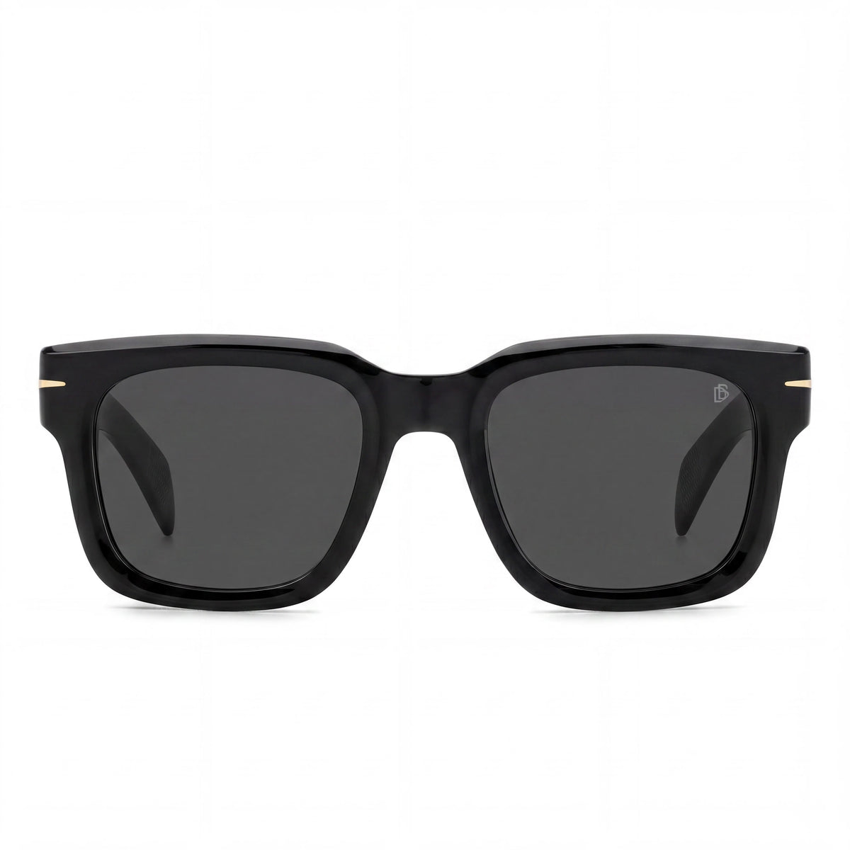 Gafas de sol rectangulares para hombre David Beckham DB 7100/S en negro, 52 mm, Photo 2