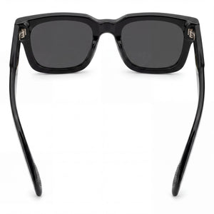 David Beckham DB 7100/S Rectangle Sunglasses Men — side view, Non-Polarized Black lens