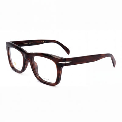 David Beckham DB 7105 Brown Rectangle Eyeglasses for Men, Plastic frame