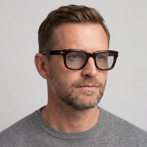 David Beckham Db 7105 Rectangle Eyeglasses for Men — interior view, Polycarbonate demo lenses
