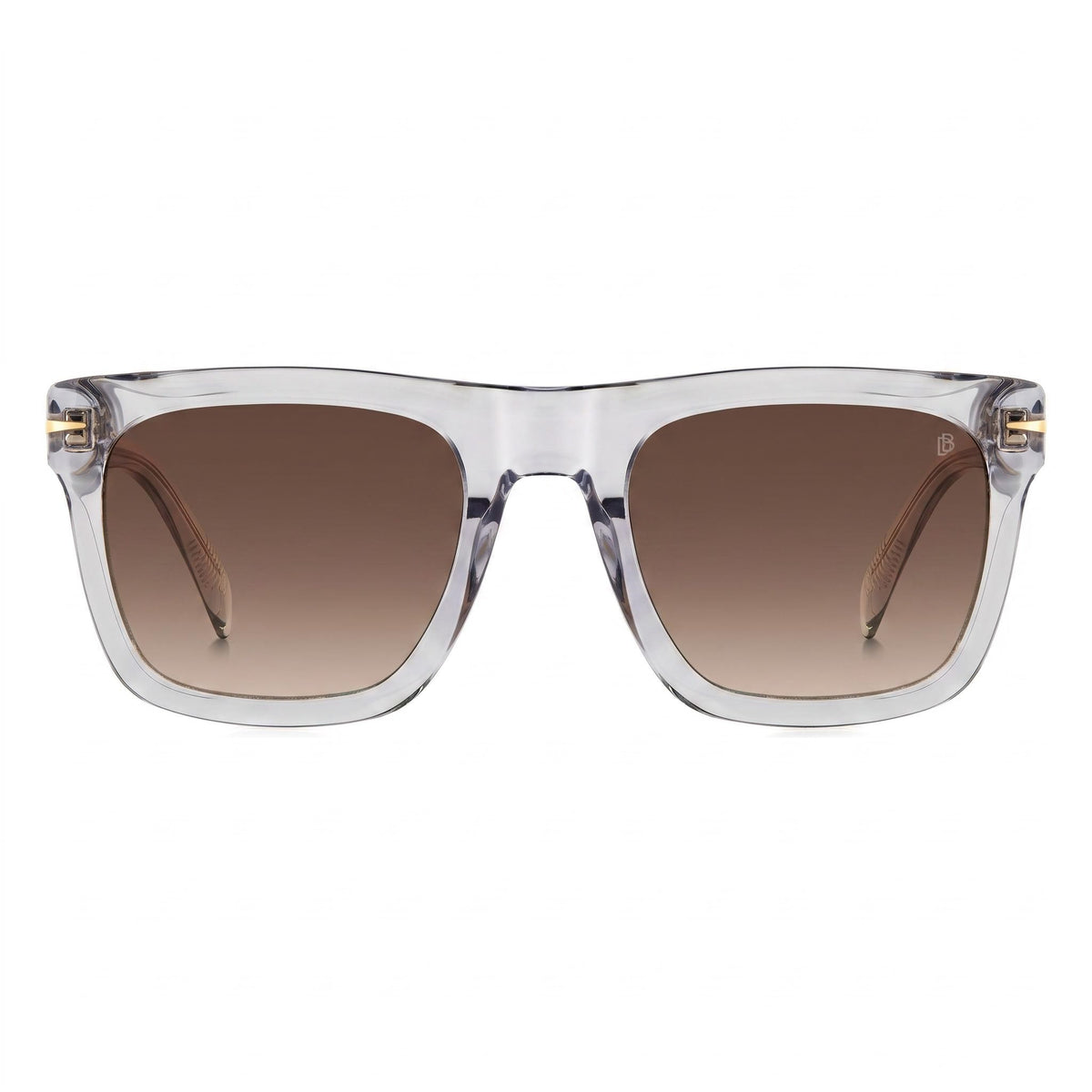 Gafas de sol rectangulares para hombre David Beckham, color gris cristal, 54 mm, Photo 2