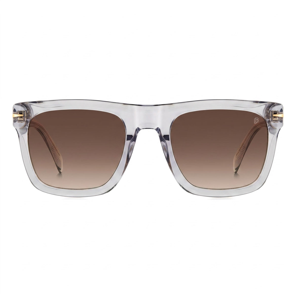 Gafas de sol rectangulares para hombre David Beckham, gris cristal, 54 mm, Photo 2