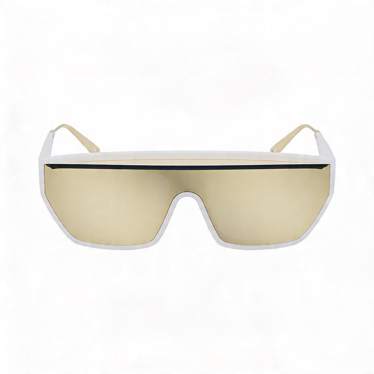 Gafas de sol Dior CD40152U tipo escudo para mujer, con montura blanca y cristales degradados en verde, Photo 2