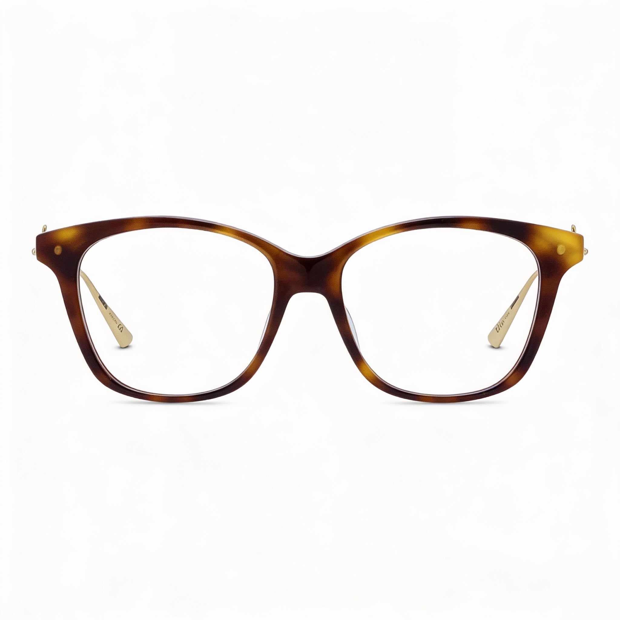 Dior Honey Havana Square Eyeglasses for Women, Photo 2