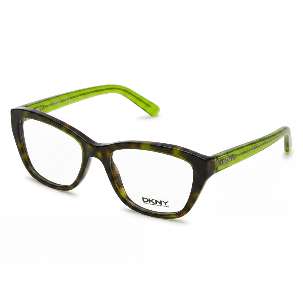 DKNY 0DY4665 Havana Rectangle Eyeglasses for Women, Plastic frame