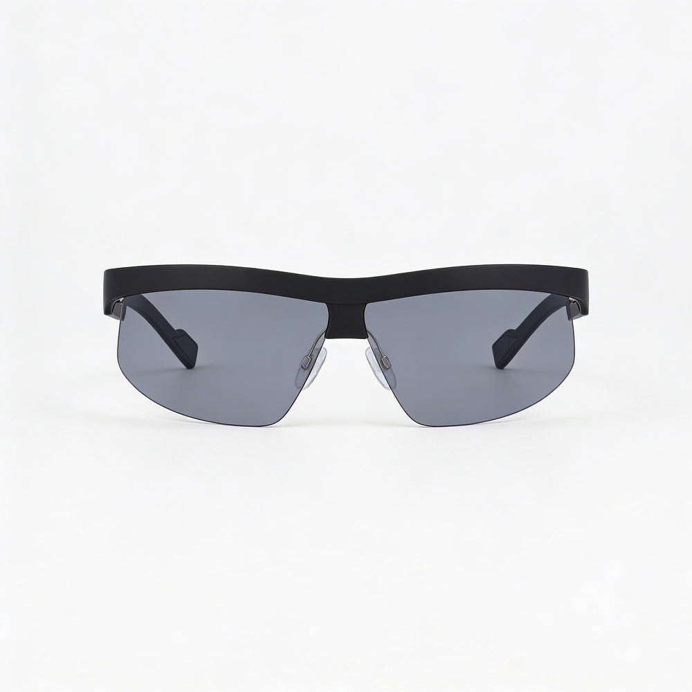 DKNY Rectangle Sunglasses Women — side view, Non-Polarized Grey lens