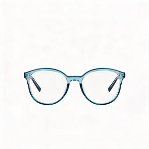 DKNY Classic Round Eyeglasses for Women — front view, Acetate