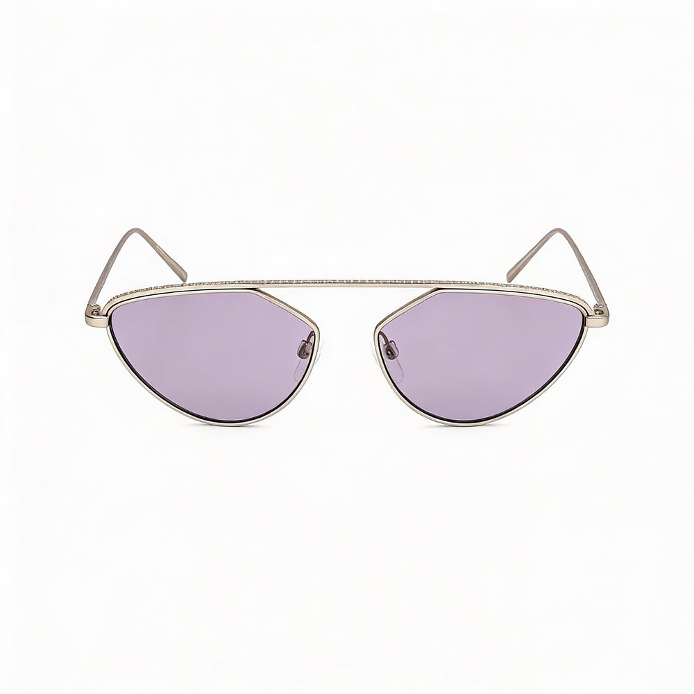 DKNY Classic Cat Eye Sunglasses for Women — front view, Metal frame