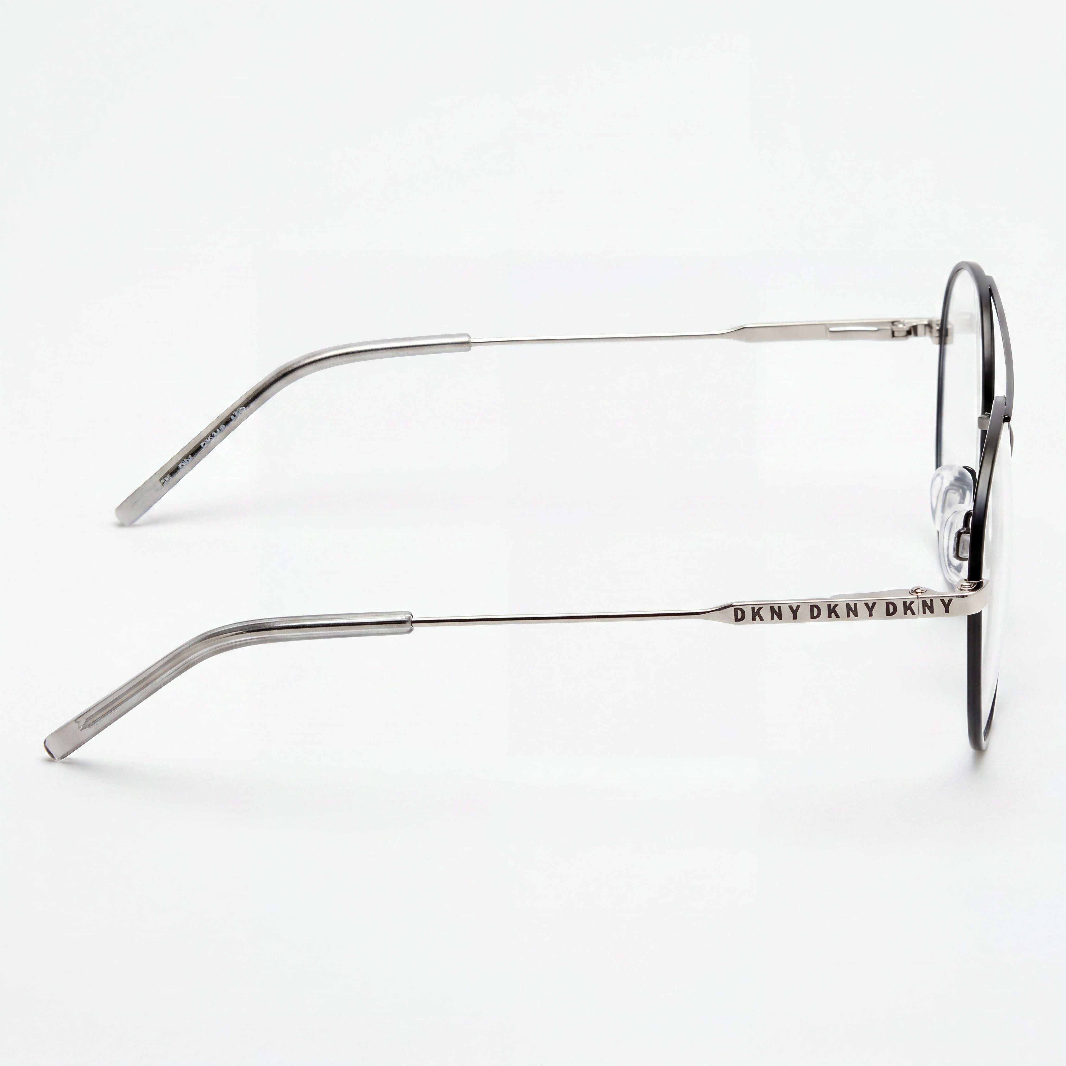 DKNY DK1025 46827 Black Round Eyeglasses for Women, Alloy Steel 51mm, Photo 2
