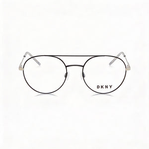 DKNY DK1025 46827 Rectangle Eyeglasses for Women — front view, Alloy Steel