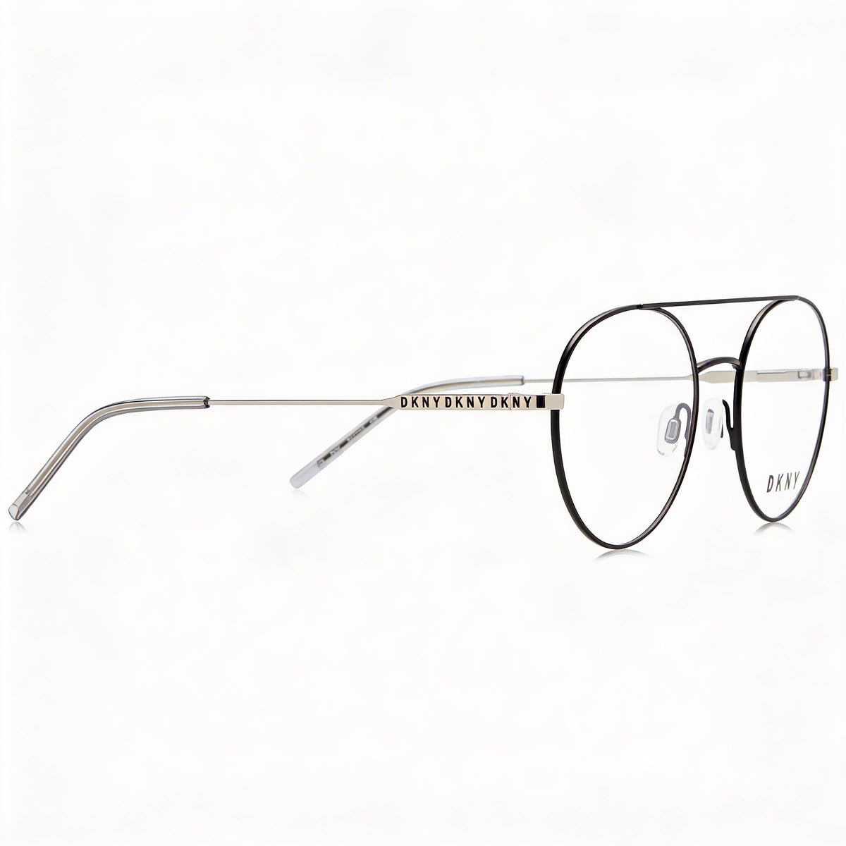 Gafas graduadas rectangulares DKNY DK1025 46827 para mujer, color marrón y oro rosa, 51 mm, Photo 3