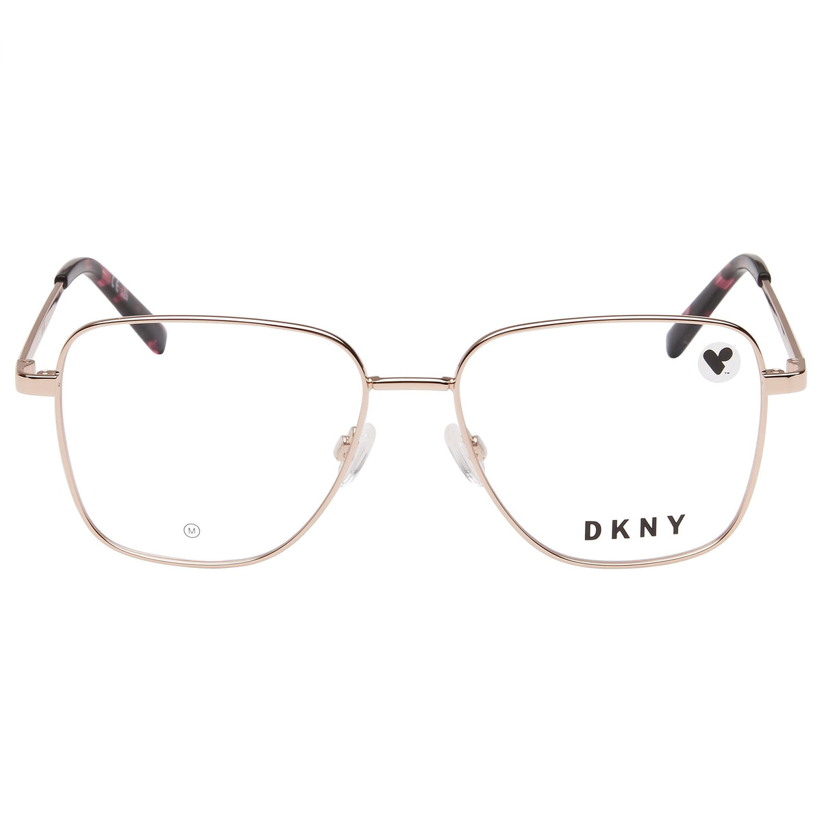 Gafas cuadradas DKNY DK1031 de oro rosa para mujer, 54mm, Photo 2