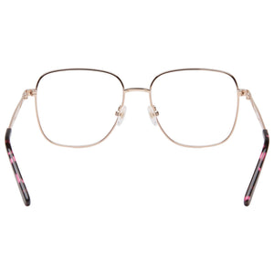 DKNY DK1031 Square Eyeglasses for Women — interior view, Polycarbonate demo lenses