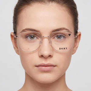 DKNY DK1031 Gold Eyeglasses Women — lifestyle wear, office and reading