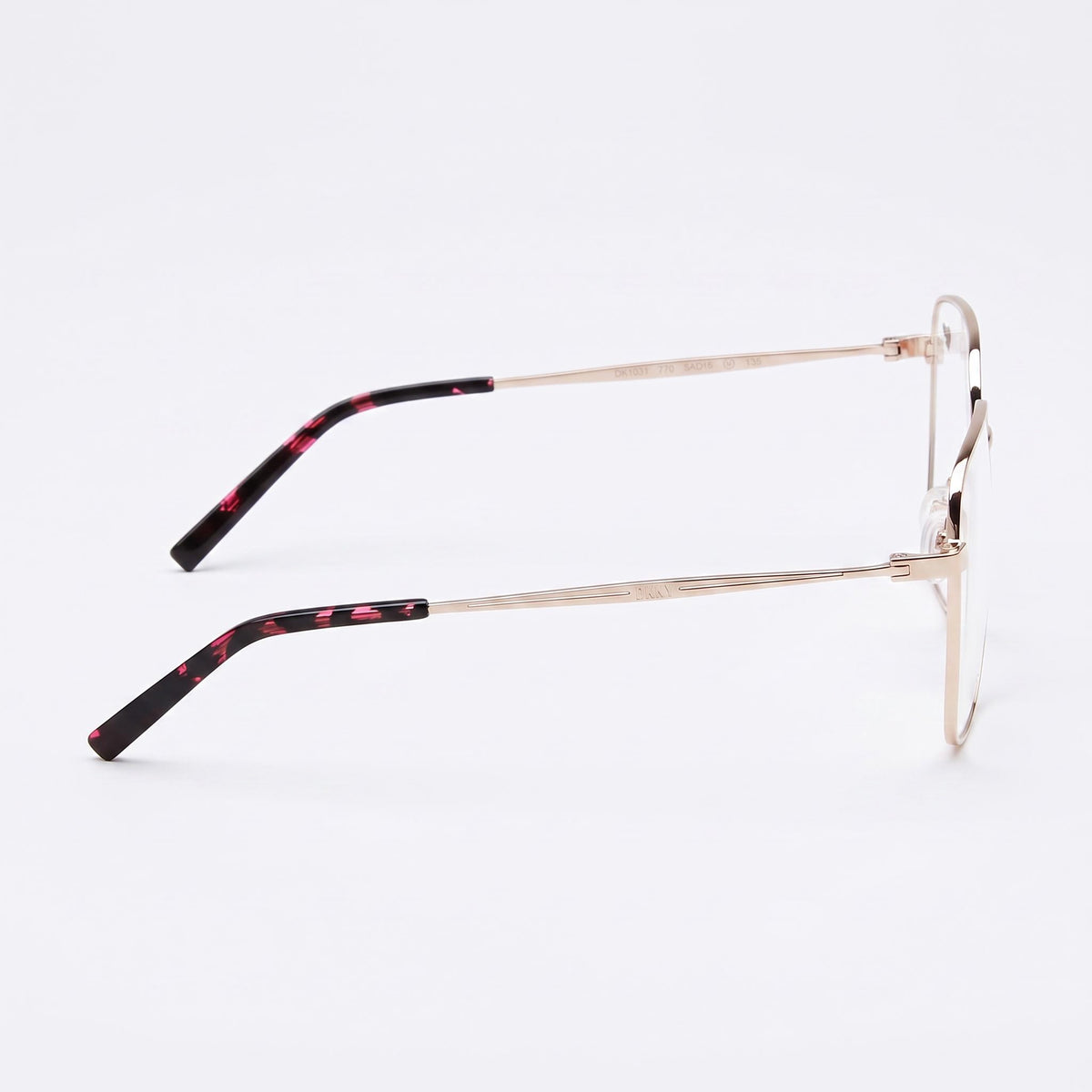 Gafas graduadas rectangulares DKNY Dk1031 en oro rosa para mujer, 54 mm, Photo 2