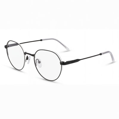 DKNY DK1032 Black Round Eyeglasses for Women, Metal frame