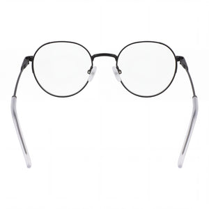 DKNY DK1032 Round Eyeglasses for Women — interior view, Metal frame detail