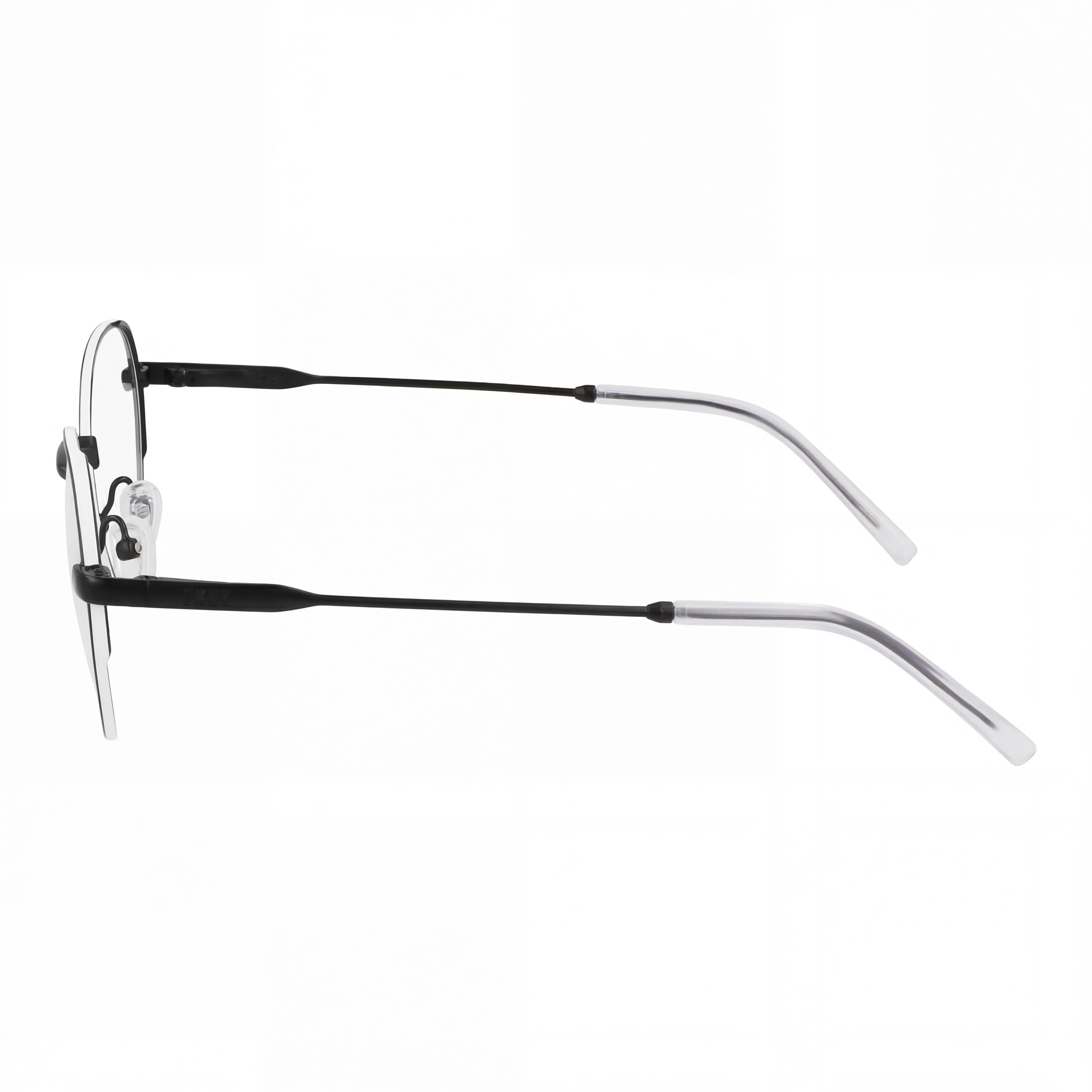 Gafas de sol DKNY Modern para mujer, de metal, color negro mate, lentes de policarbonato no polarizado de 48 mm, Photo 3
