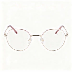 DKNY Dk1032 Round Eyeglasses for Women — front view, Metal