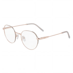 DKNY DK1032 Gold Round Eyeglasses for Women, Metal frame