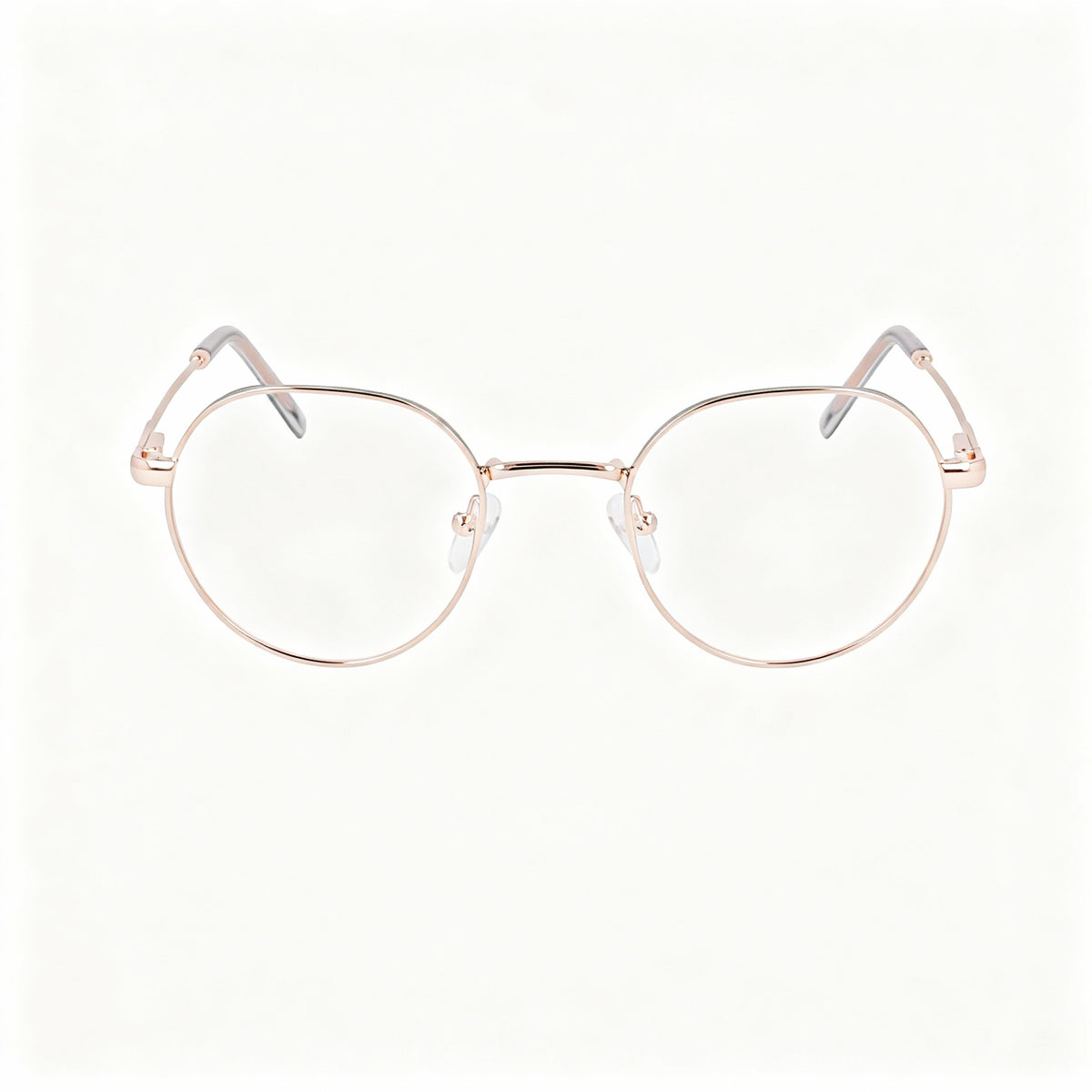 DKNY DK1032 Rose Gold Round Eyeglasses for Women, Metal 48mm, Photo 4