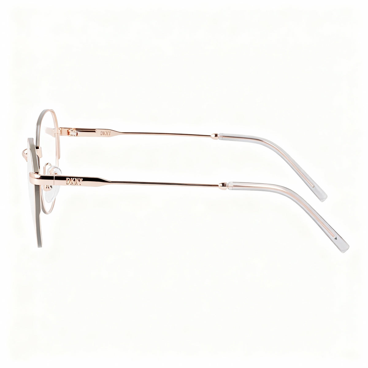 DKNY DK1032 Rose Gold Round Eyeglasses for Women, Metal 48mm, Photo 3