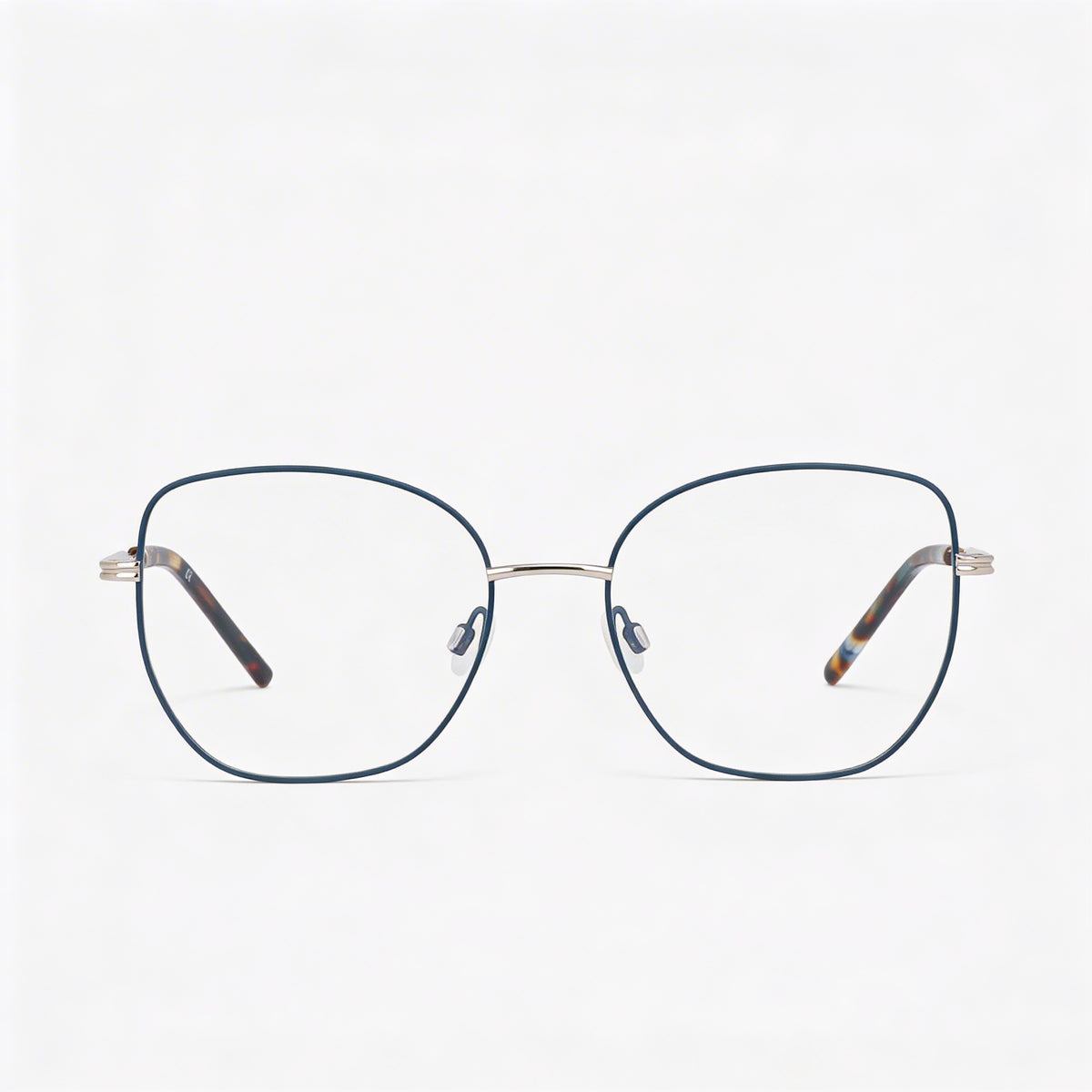DKNY DK1034 Teal/Silver Oval Eyeglasses for Women, Metal 51mm, Photo 2