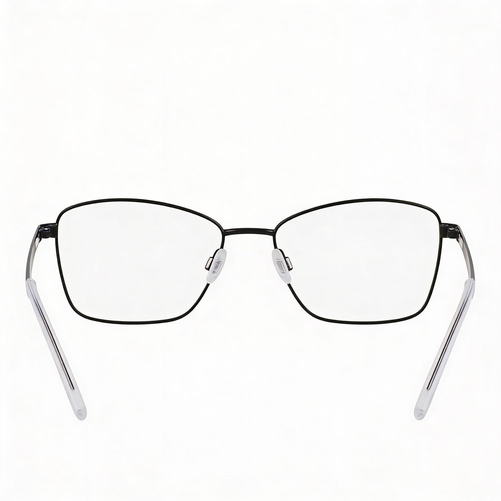 DKNY DK1035 Rectangle Eyeglasses for Women — front view, Black