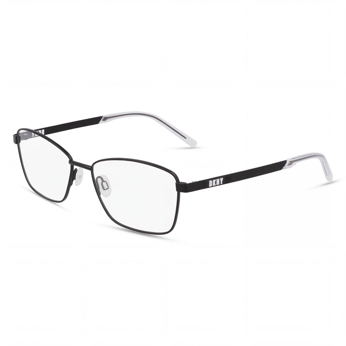 Gafas graduadas rectangulares DKNY DK1035 para mujer, negro satinado, 53 mm, Photo 1