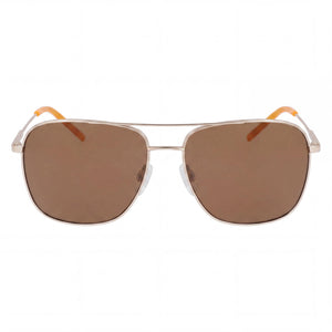 DKNY DK113S 717 Rectangle Sunglasses Unisex — front view, Metal frame