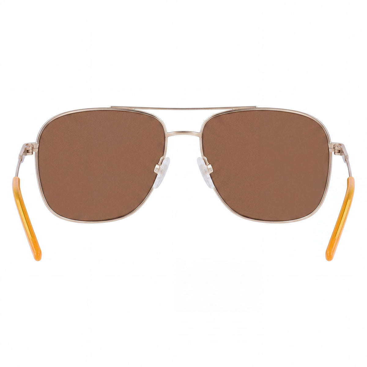 DKNY Rectangle Gold, Neon Orange Sunglasses Unisex, 58mm, Photo 4