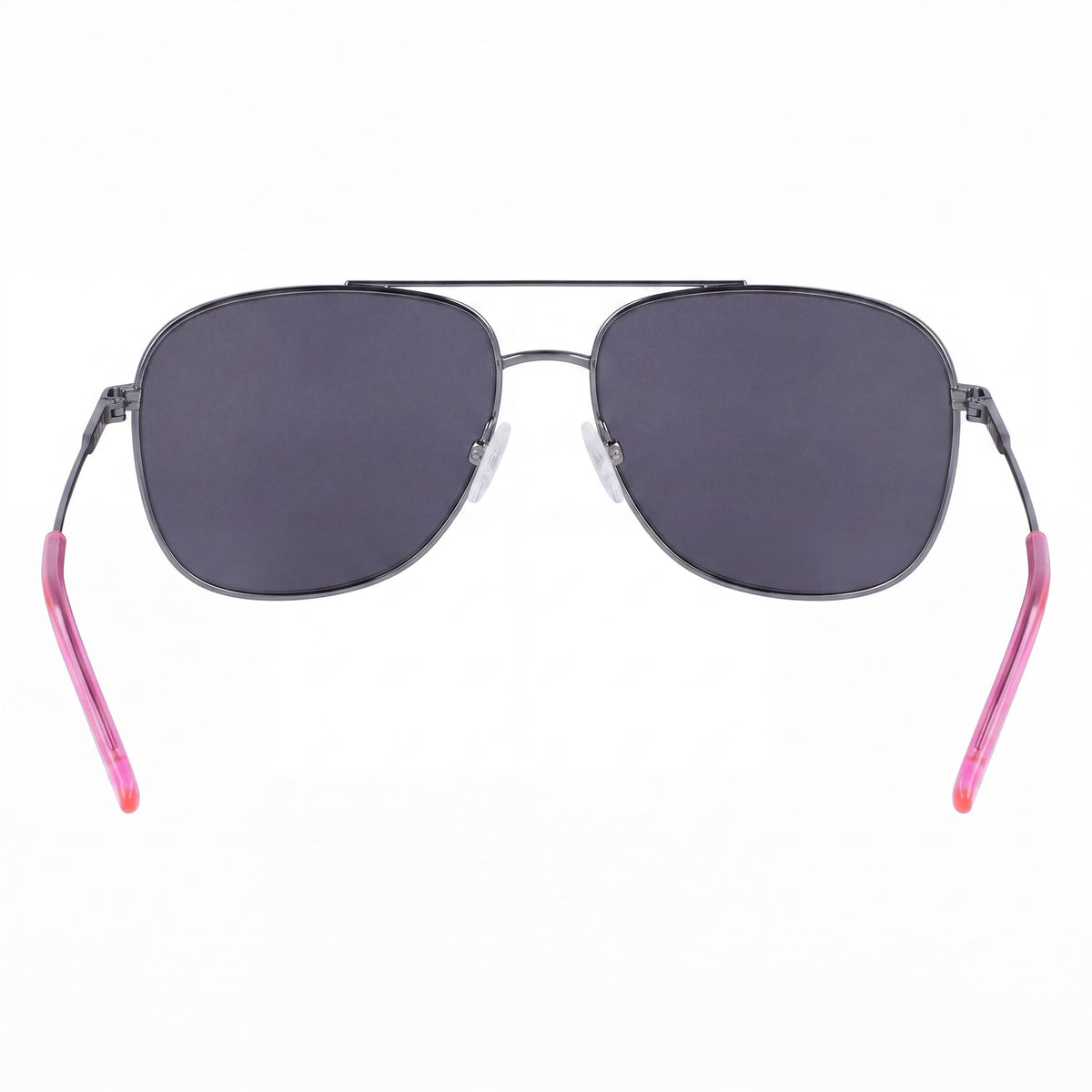 Gafas de sol para mujer DKNY DK113S cuadradas, color gris plomo y rosa neón, 58 mm, Photo 3